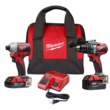 M18 BRUSHLESS Hammer Drill/IMP Combo KIT 2.0 4.0